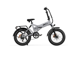 Bicicleta Elétrica PVY Z20 Plus 1000 Potência 250W Bateria 48V16.5Ah 120Km Autonomia Freios a Disco Hidráulicos Cinza