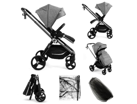 Carrinho De Bebê Isbjörn Grey Kidnort