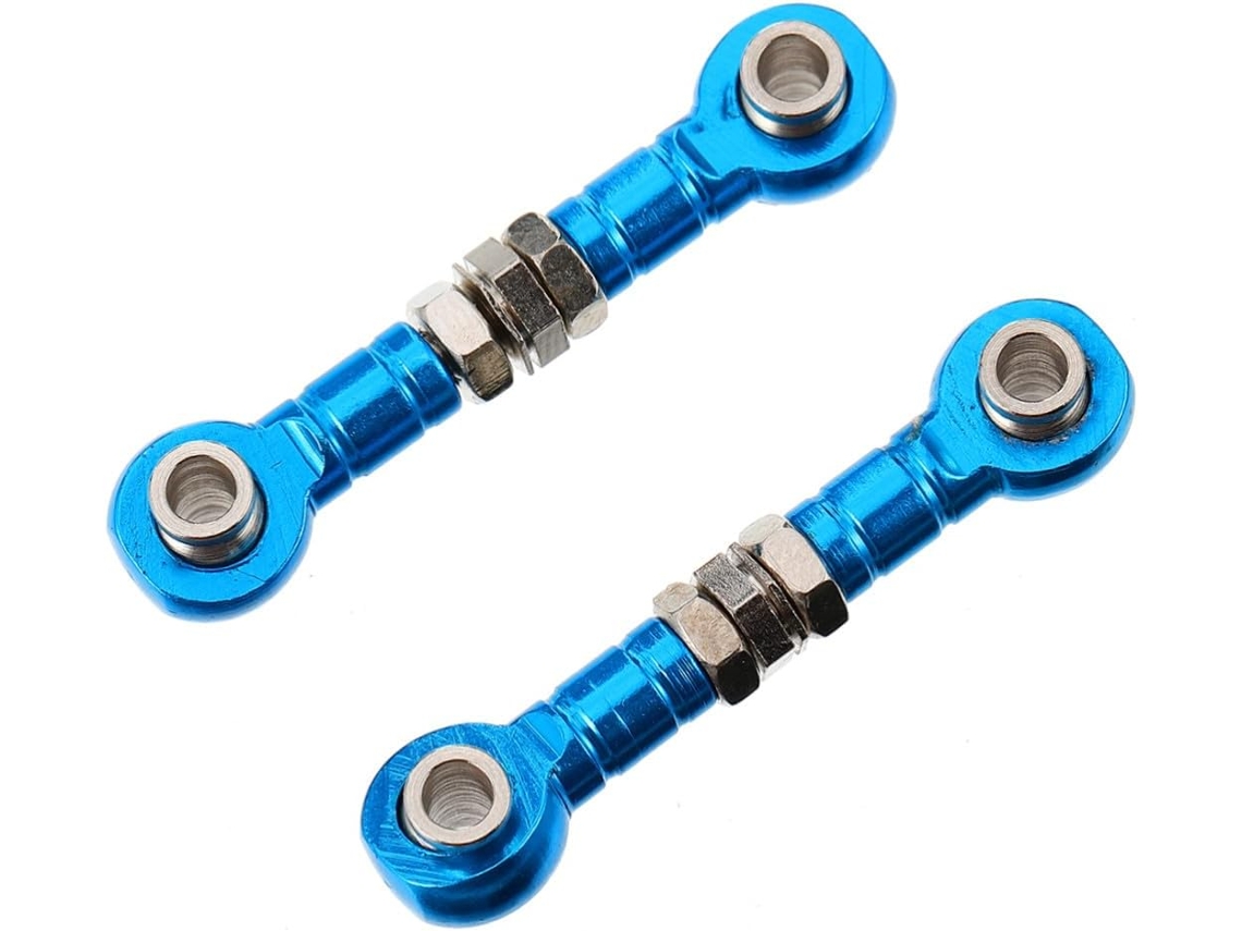 Conjunto De 2 Barras De Direção Ajustáveis E Resistentes À Corrosão Para Carros Rc.