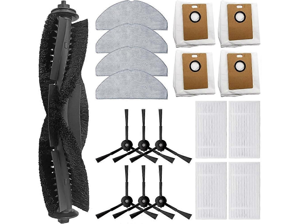 Conjunto De 19 Peças Para Aspirador De Pó Tapo Rv30 Max / Rv30 Max Plus / Rv20 Max / Rv20 Max Plus: Escova Lateral Principal, Filtros, Pano De Li_ozo