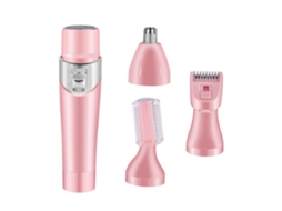 Depiladora Eléctrica Portátil 4 En 1 Para Mujeres, Recortadora De Pelo Nasal, Oído Y Cejas, Mini Afeitadora Rotatoria