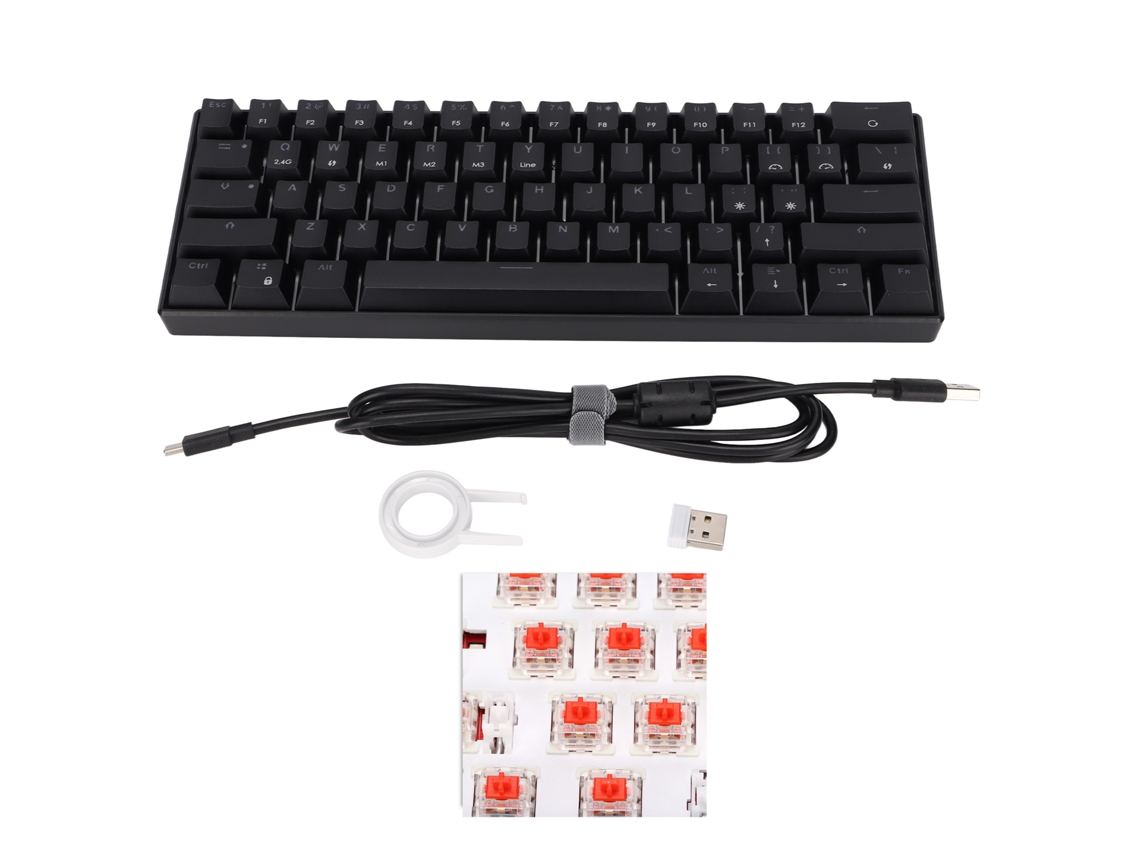 Teclado Mecânico Gamer Sem Fio Key 61