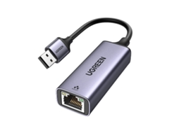 Adaptador USB 3.0 para RJ45 Gigabit UGREEN Cinza