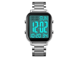Reloj Digital Skmei Hombre Mujer Impermeable 30m Luz De Fondo Cronómetro Temporizador