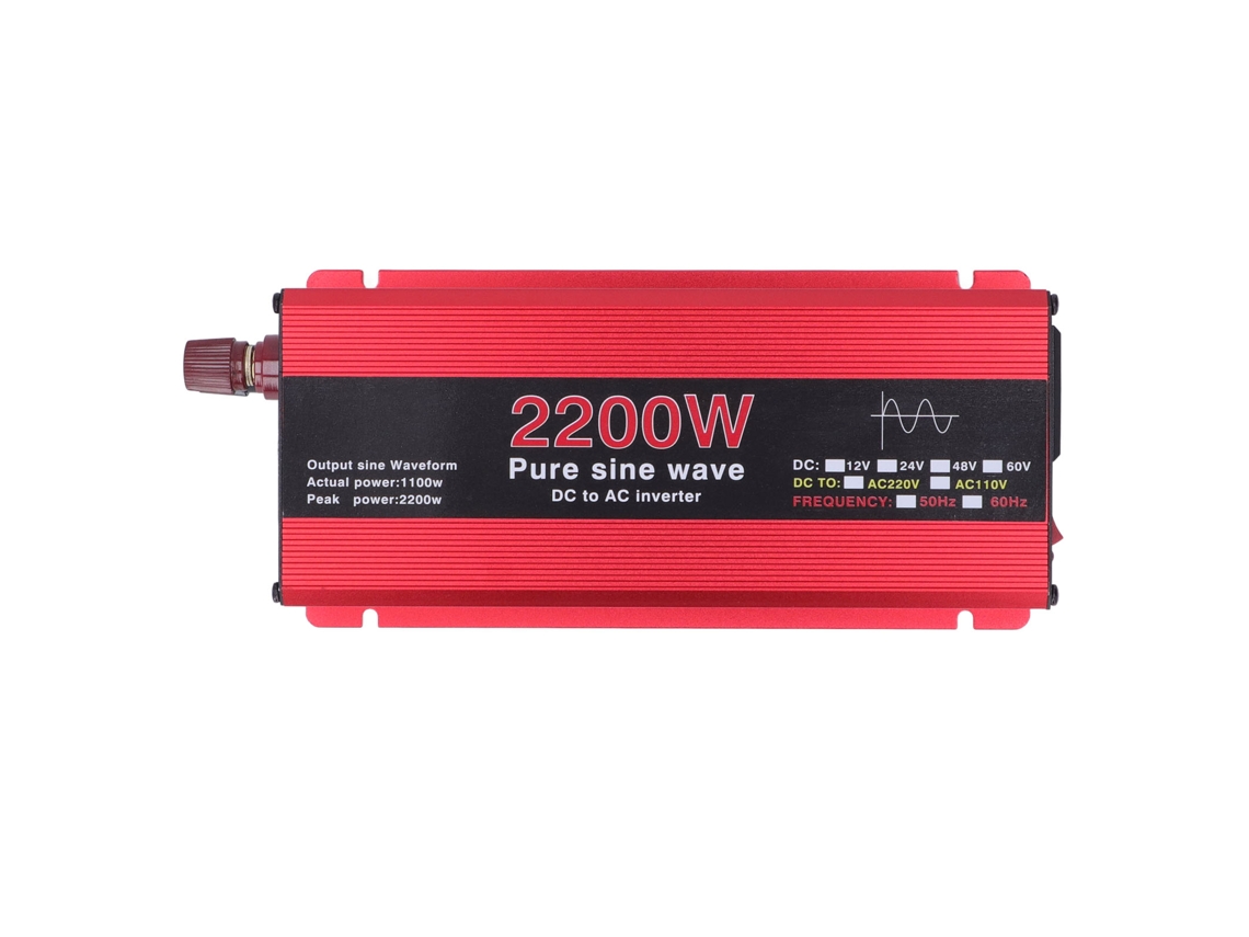 Laxiscreed Inversor De Onda Pura De 2200w 12v Dc Para Energia Solar E Eólica