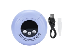 Primerox aparador de Unhas Elétrico Automático Recarregável com Polidor Lcd Portátil para Bebê e Casa Roxo