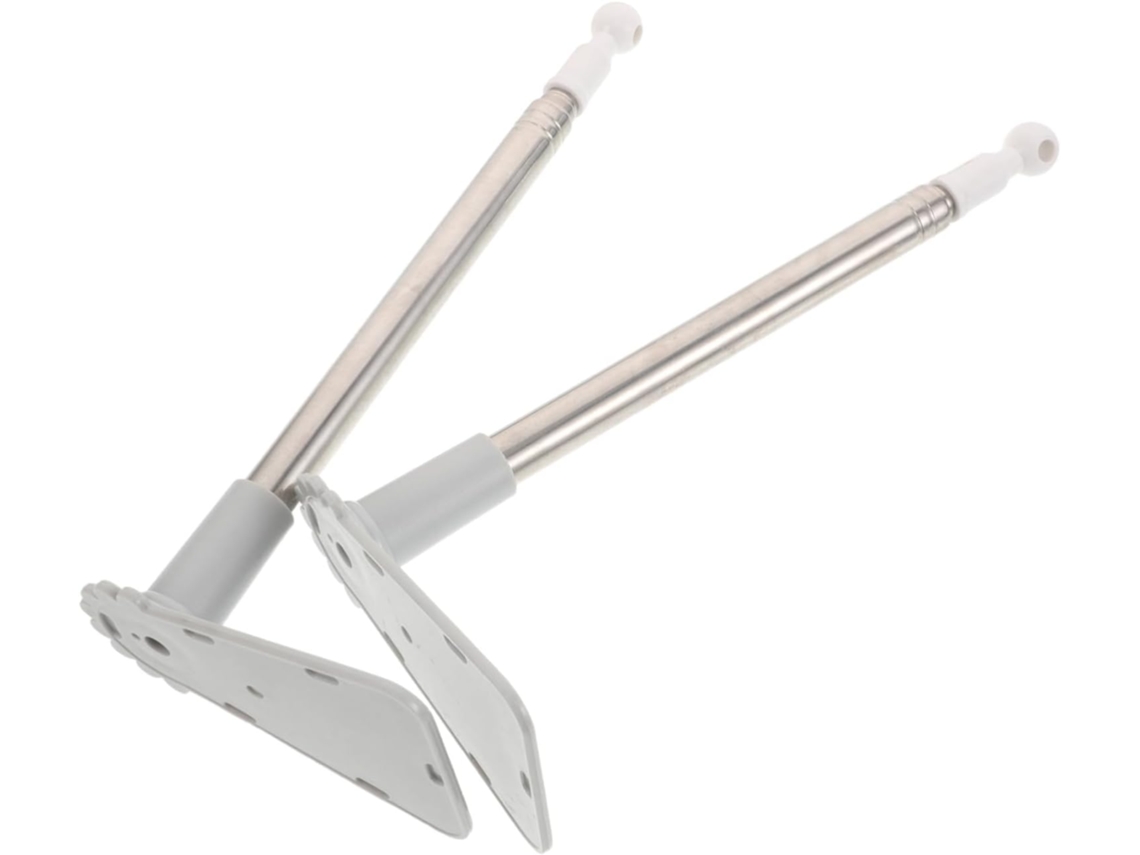 Nuobesty Conjunto De 2-suportes Ajustáveis Para Mosquiteiro Cama Solteiro Sem Necessidade Furação Extensível E Flexível