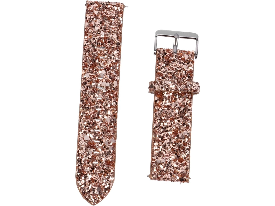 Pulseira De Reposição Com Glitter Para Smartwatch Compatível.