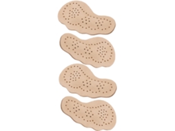Almofadas Antiderrapantes Para A Parte Frontal Do Pé, Ideais Para Sapatos De Salto Alto, Em Couro Bege, Pacote Com 2 Pares