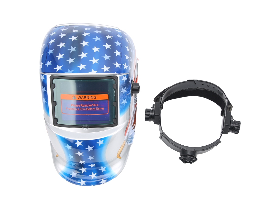 Capacete de Soldagem Elétrica Solar, Autoescurecimento, Headmounted, Proteção Facial 20914 | S/MARCA
