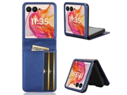 Capa De Celular De Couro Sintético Com Compartimento Para Cartão