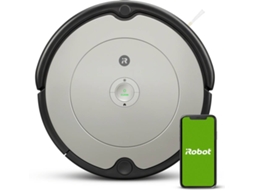 Aspirador Robô IROBOT Roomba 698 Wi-fi (Autonomia 90 min - Cinza médio)