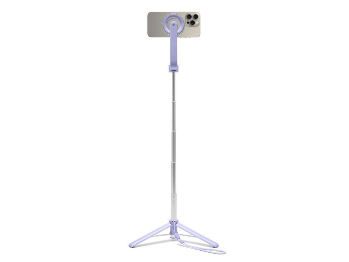 Pau De Selfie Compatível Com Magsafe, Com Tripé, Estável, Bluetooth, Para Ios E Android Lavanda Spigen (s571w)