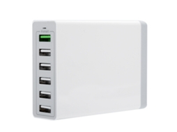 CARREGADOR de viagem multifuncional com 6 portas USB, carregamento seguro e eficiente | S/MARCA