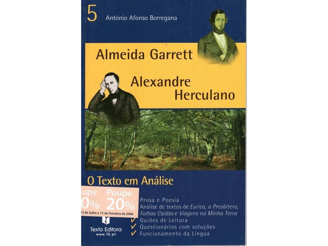 Livro Almeida Garrett/Alexandre Herculano (Português)