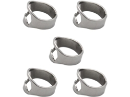 Abridor Anel Garrafa Metal Inox, Abridor Cerveja Portátil DUREFORWARD