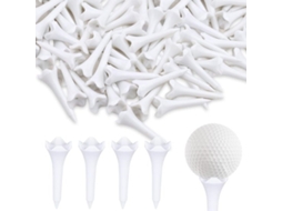 Tees De Golfe 39 Mm - 30 Unidades - Plástico - Antideslizante - Resistente Ao Choque - Ideal Para Simuladores - Pontas De Golfe