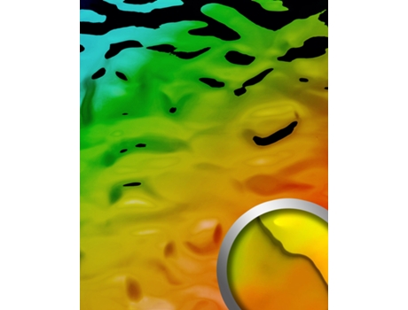 27743 Painel de Parede Sob O Metal Verde Laranja Vermelho Azul WALLFACE
