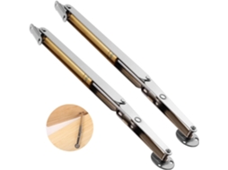 Kit Com 2 Dobradiças Pneumáticas De Alta Resistência Amortecimento A