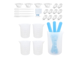 Conjunto de Copos Medidores de Silicone 250 + 100ml AQUAFORGE