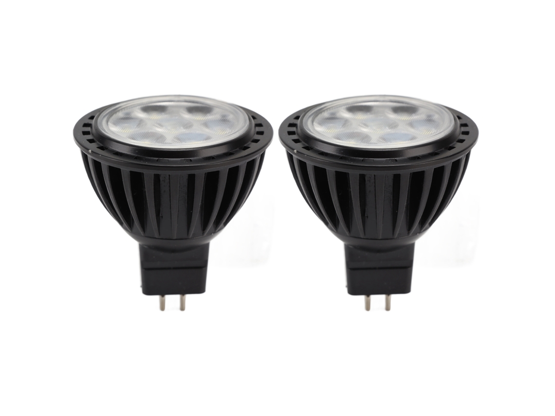 Lâmpada LED MR16 7W spot light branca 110‑240V econômica longa vida 2 peças | S/MARCA