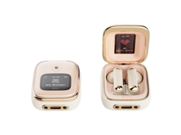 Fone de Ouvido Sem Fio Bluetooth Cartoon Bege GODTVAGT
