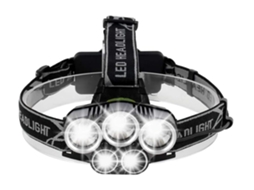 Farol Usb Recarregável com 6 Modos Lâmpada de Cabeça À Prova D'Água Ao Ar Livre Led Luzes de Pesca Lanterna de Cabeça Preta BISBISOUS VIGA EUROPE