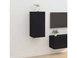 Vidaxl Móvel De Tv De Parede 40x34,5x80 Cm Preto