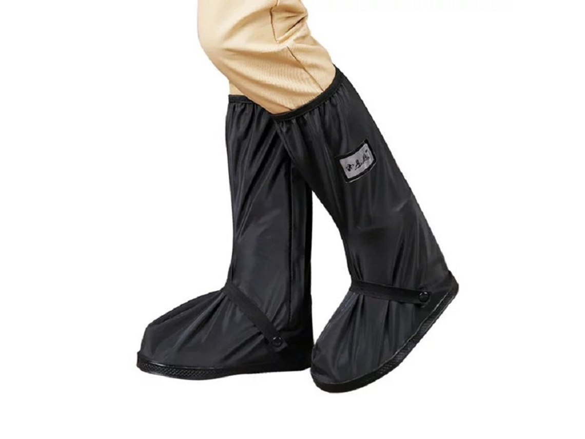 Capas De Bota Pretas Impermeáveis ​​e Reutilizáveis ​​- Capas De Bota Impermeáveis