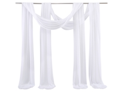 Decoração de Arco de Casamento com Tule para Festas