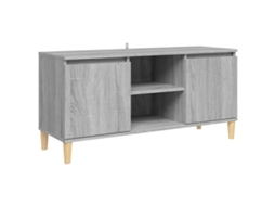 Tv Cabinet, Tv Cabinets Vidaxl Cinzeto Madeira Processada (n/a)