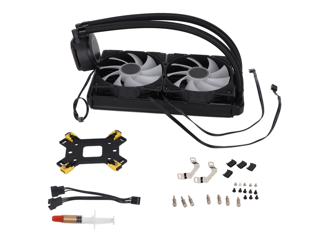 Cooler De Computador Com Design À Prova D'água, Condução Rápida De Calor E Ventoinha De Resfriamento Rgb Da Cpu