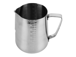 Ronjoe-jarra De Espumar Leite Inox 900ml Com Escala Para Café E Bebidas