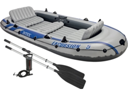 Barco Insuflável com 2 Remos INTEX Excursion 5 (366x114x41cm)
