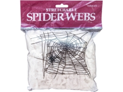 Decoração de Halloween EUROPALMS spider web 100g (Branco)