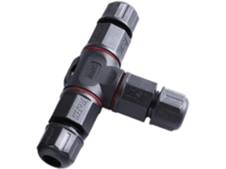 Conector Elétrico À Prova D'água Ip68, Adaptador T, Manga De Fio De 5 Pinos