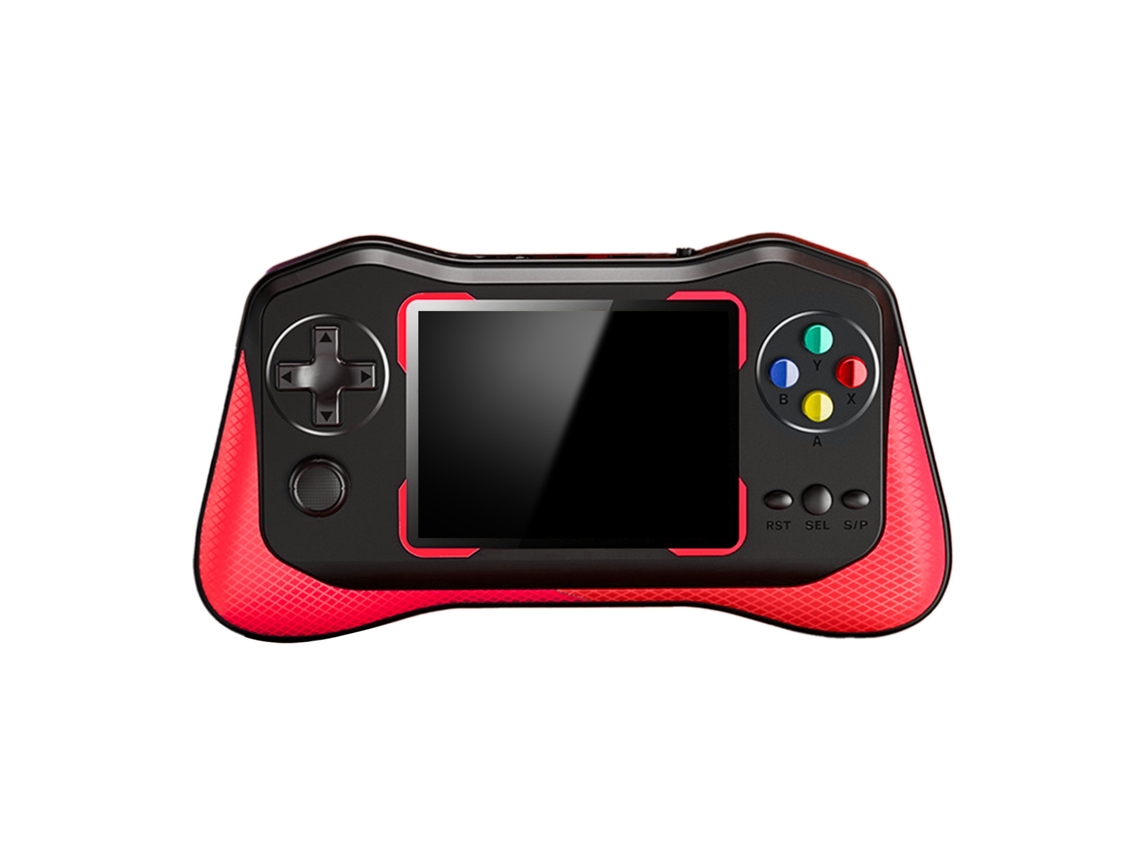 Mali console de Jogos Portátil Retro com 500 Jogos Tela Hd 3,5 Polegadas Brinquedo Eletrônico Vermelho