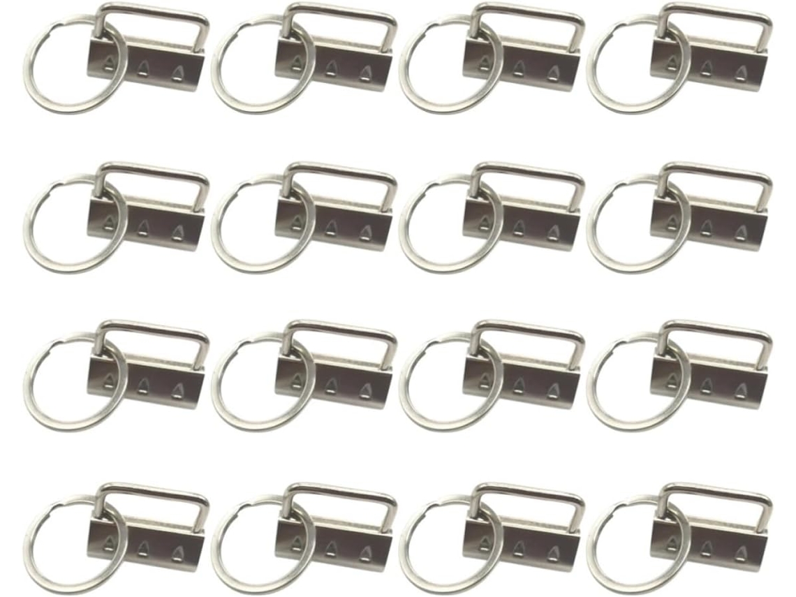 Conjunto de 50 clipes de metal Fomiyes de 32 mm para Fitas, duráveis e anticorrosivos, ideais para artesanato e acessórios.