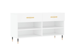 Shoe Bench, Shoe Benches Vidaxl Branco Madeira Processada (n/a)