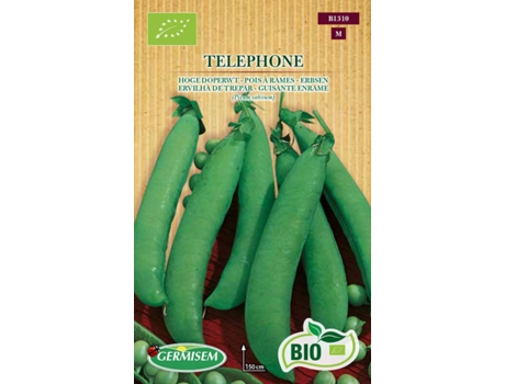 Sementes  Bio Sementes Ervilha De Trepar - Telephone - Para Grão