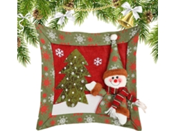 Capa De Almofada De Natal 38x38 Cm Com Estampa De |