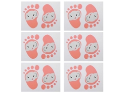 12 Pares de Adesivos Infantis para Chão ALLINLESS
