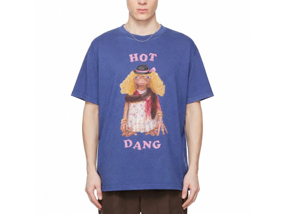 Rockinstone E.t. Hot Dang Royal Heather T-shirt Size:l