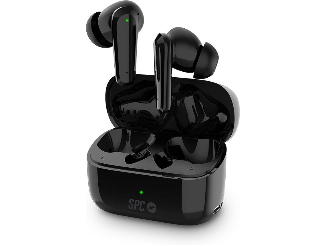Auriculares Bluetooth True Wireless SPC ETHER 2 Pro (In Ear - Microfone - Noise Cancelling - Preto)