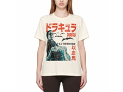 Rockinstone Horror Movies Japan Poster Solid Natural Adult T-shirt Size:s