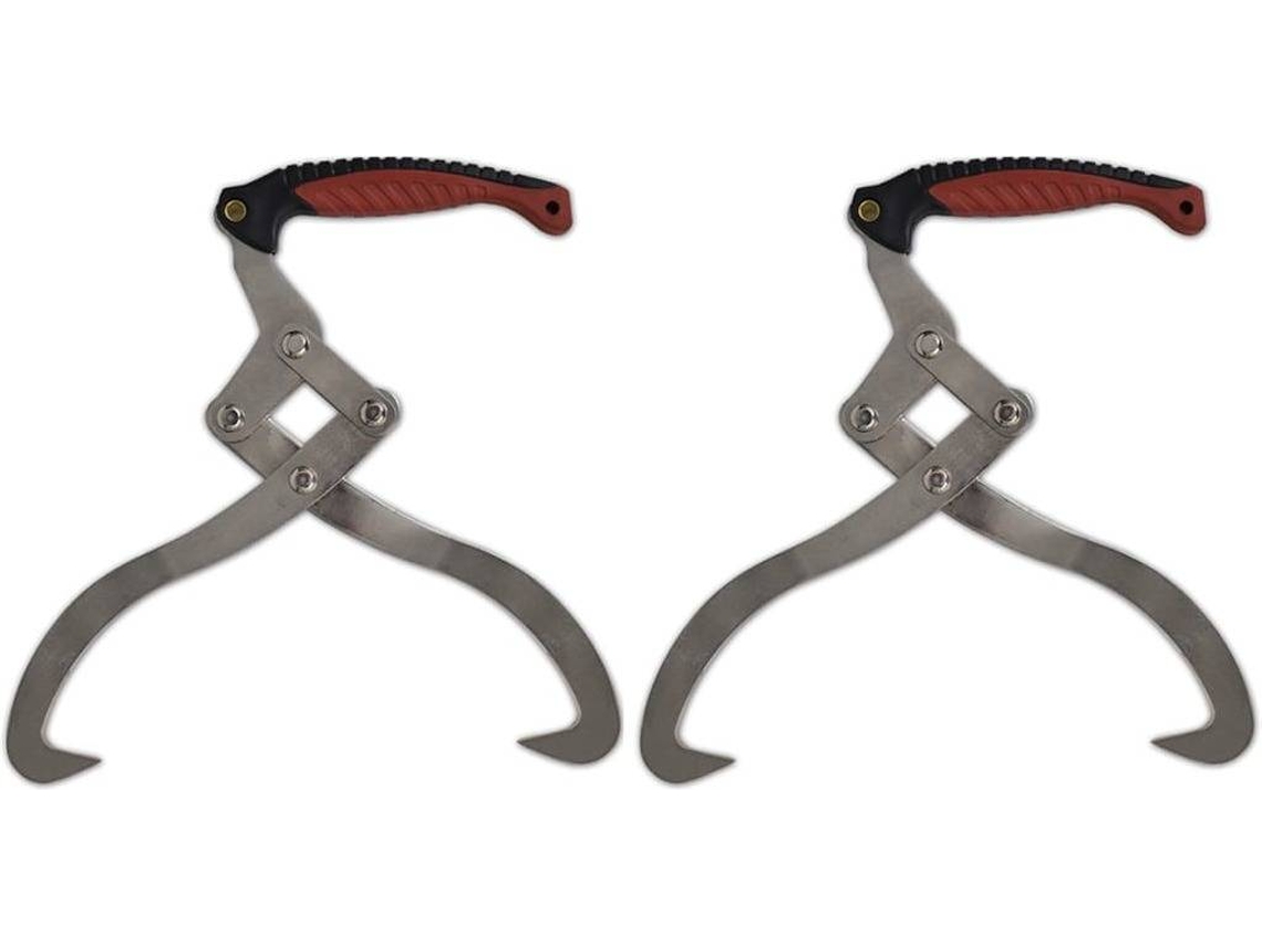 Log Tongs, Log Tongs Vidaxl Preto Aço