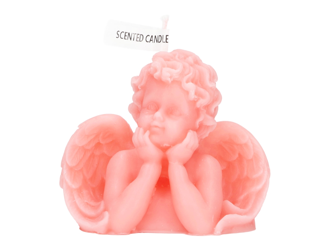 Mali vela de Anjo Aesthetic Cera de Soja Perfumada Decorativa Cute para Casa Casamento Rosa