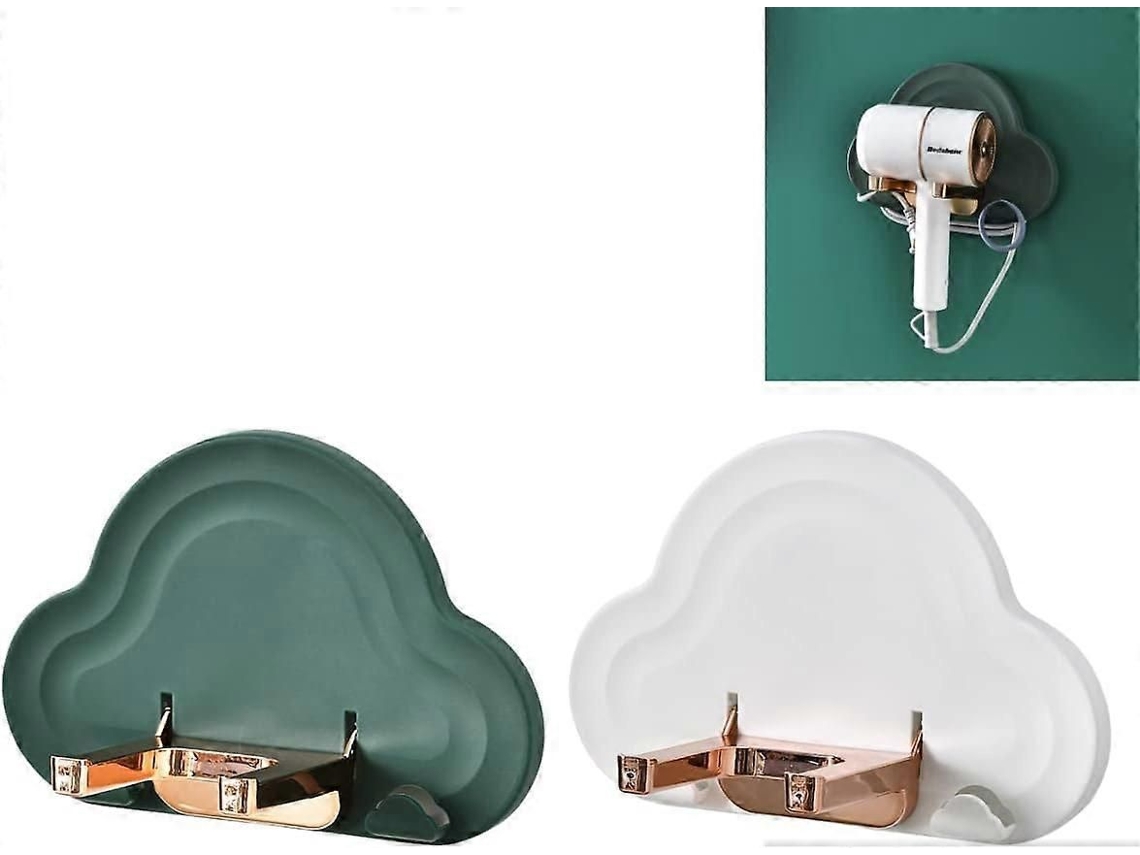 Suporte de Parede para Secador Cabelo , Zodors, Plástico Autoadesivo Cabelo, I Deal Quartos e Banheiros. GOKOCO (2 Peças)