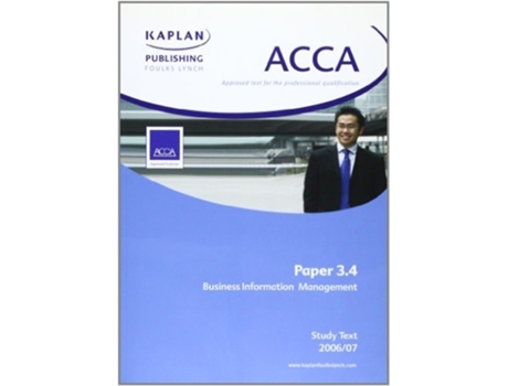 Livro ACCA Paper 3.4 Business Information Management de Kaplan Publishing (Inglês)