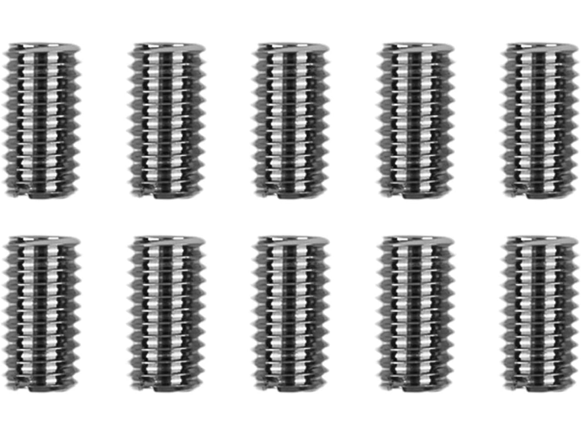 Pacote Com 10 Porcas Redutoras Roscadas M6x1.0 Para M8x1.25, Buchas